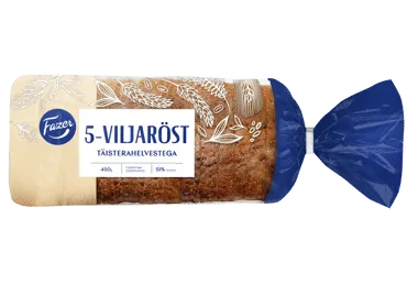 5-viljaröst täisterahelvest.FAZER 450g
