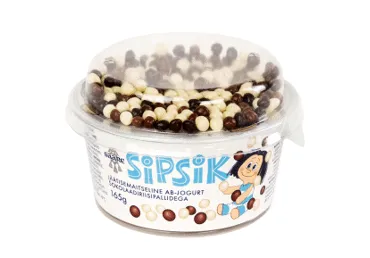 AB-jogurtSAARE Sipsik šok.riisipal.,165g