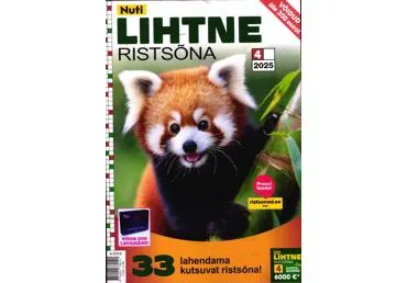 Ajakiri Nuti Lihtne Ristsõna