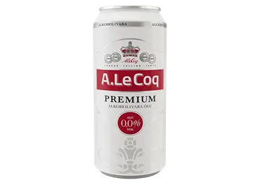 Alk. Vaba Õlu A. Le Coq Premium 0.5L prk