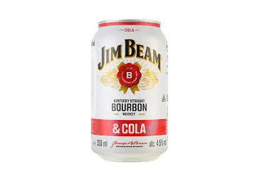 Alk.kokt.JIM BEAM White&Cola 4.5% 330ml