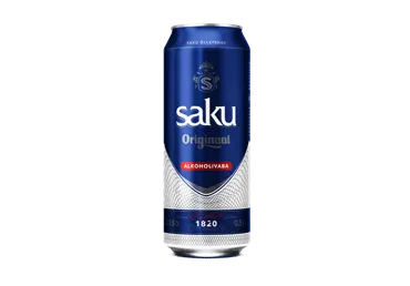 Alk.vaba õlu Saku Originaal 0,3% 0,5L