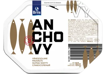 Anšovi eļļā mazsālīti BRIIS 160g
