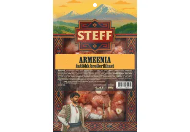Šašlõkk broilerikintsulihast Armeenia, STEFF, 600 g