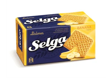 Banaanimaitselised küpsised SELGA, 180g