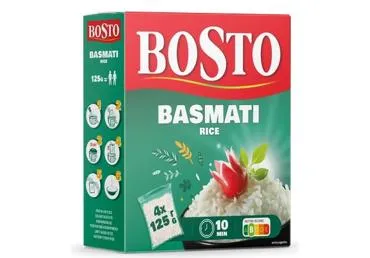 Basmati riis BOSTO  4x125g