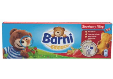 Biskviitküpsis maasikat.BARNI 150g