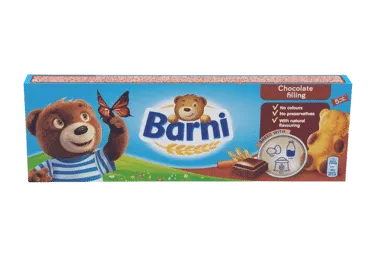 Biskviitküpsis šok.täidis.BARNI 150g