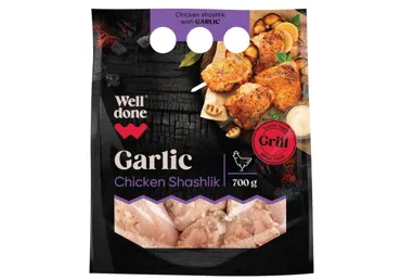 Vistas šašliks ar ķiplokiem WELL DONE 700g