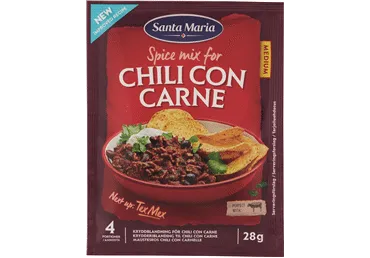 Chili con Carne maitseainesegu, SANTA MARIA, 28 g