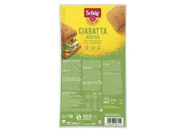 Ciabatta Rustica gluteenivaba SCHAR 200g