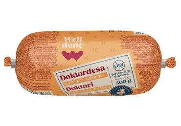 Vārīta Doktordesa ar sieru WELL DONE 300g