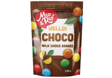 Dražee piima šok. MIO&RIO 230g