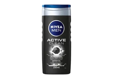 Dušas želeja NIVEA Active Clean vīriešiem, 250ml