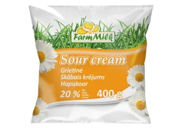 Eesti hapukoor FARM MILK 20%, 400g