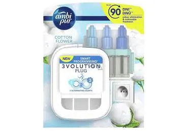 El.õhuvärskendaja AMBI PUR Cotton +20ml