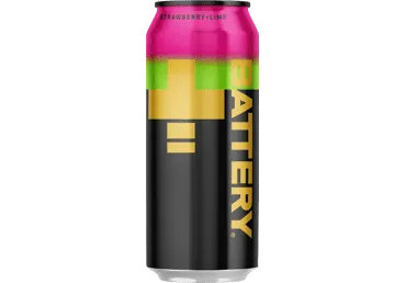 Energiajook Battery Strawberry+Lime 0,5l purk