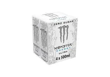 Energiajook Zero Ultra 4x500ml, MONSTER, 2 l