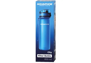 Pudele zila ar filtr. AQUAPHOR City 0,5L