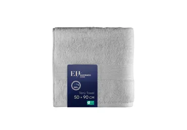 Frotē dvielis 50x90cm pelēks