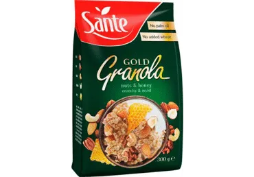 Granola pähkli-meega SANTE GOLD 300g