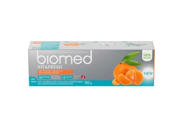 Hambapasta Citrus fresh, BIOMED, 100 g