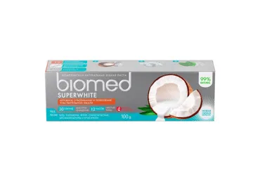 Hambapasta BIOMED Super White 100g