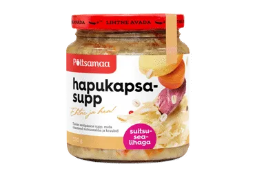 Hapukapsasupp suitsulih. PÕLTSAMAA 530g