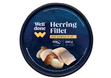 Heeringafilee puravikuga WELL DONE 200g