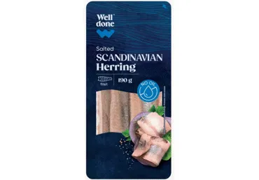 Heeringafilee Skand.õlita WELL DONE 190g