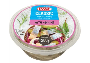 Heeringafilee tk.sibul.õlis VICI,200g