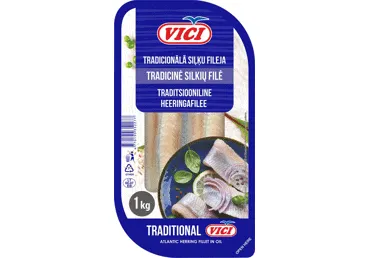 Heeringafilee traditsiooniline Viči 1kg/790g