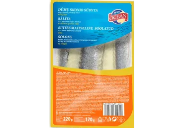 Siļķu fileja ar dūmu garšu eļļā WIDE OCEAN 220g