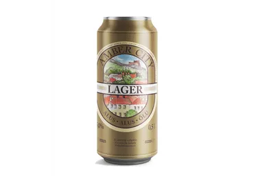 Hele õlu AMBER CITY Lager 5% 500ml prk