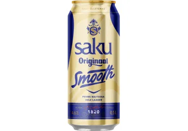 Hele õlu SAKU ORIGINAAL Smooth 4.6%500ml