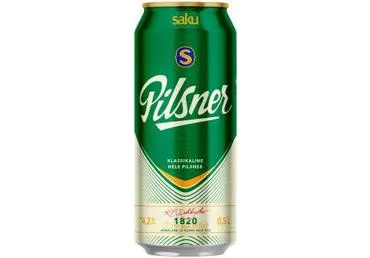 Hele õlu SAKU Pilsner 4.2% 500ml