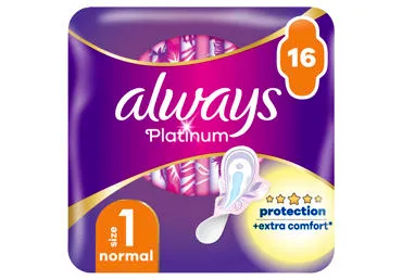Higiēniskās paketes ALWAYS Platinum Normal, S1, 16gab.