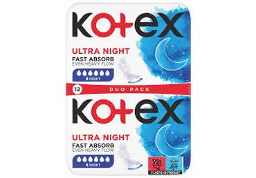 Hügieenisidemed KOTEX Ultra Night 12tk