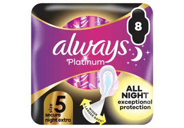 Hüg.sidemed ALWAYS Platinum Night S5 8tk