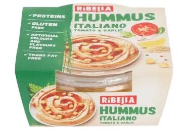 Hummus Italia.-tomatite&küüslauguga,200g