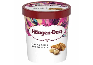 Saldējums HAAGEN-DAZS ar makadāmijas riekstiem  400g