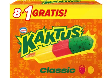 Jäätis KAKTUS maasik.&kakt.multip.,9x48g