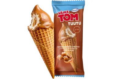 Jäätis karamelli-iirise.VÄIKE TOM 75g
