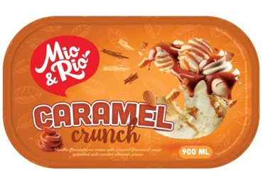 Jäätis karamel.&röst.mandl., 505g