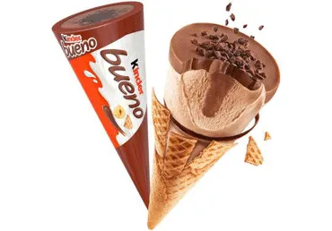 Jäätis KINDER Bueno vahvlikoonuses, 62g