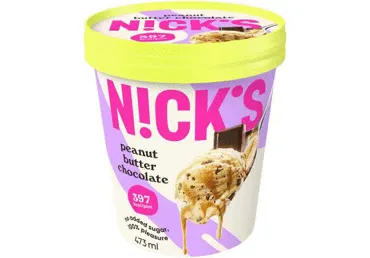 Jäätis maapähkli&šokolaaditük.NICKS,300g