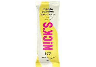 Jäätis mango-passioni NICKS pulk,76g