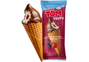 Jäätis mustsõstra-maasika VÄIKE TOM 75g
