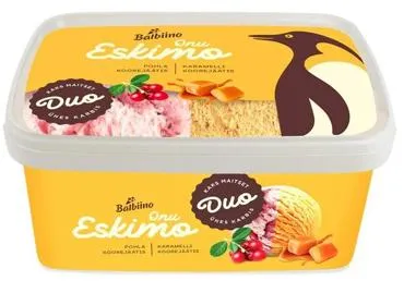 Jäätis pohla-karamelli ONU ESKIMO 680g
