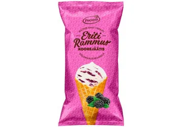Jäätis põldmarja ERITI RAMMUS 110g